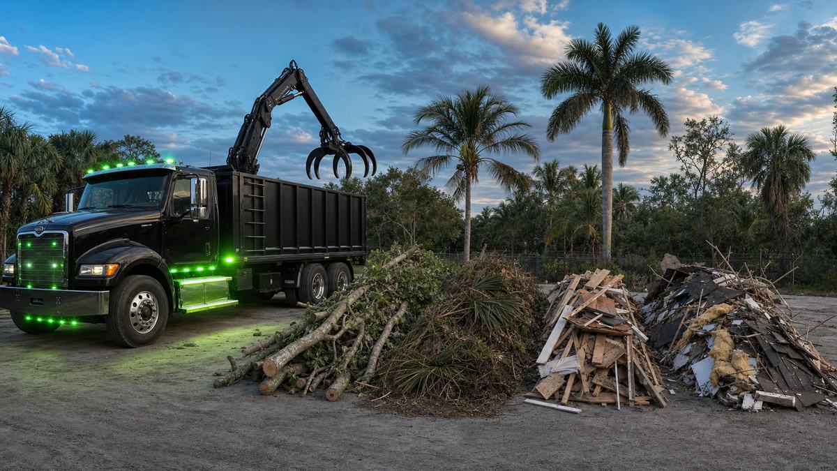 AI-generated image for Daytona Grapple Truck Service debris removal guides and local cleanup resources