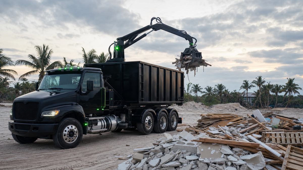 AI-generated image for the construction debris pickup rules in Florida guide