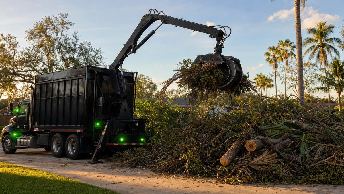AI-generated image for the guide What Can a Grapple Truck Pick Up